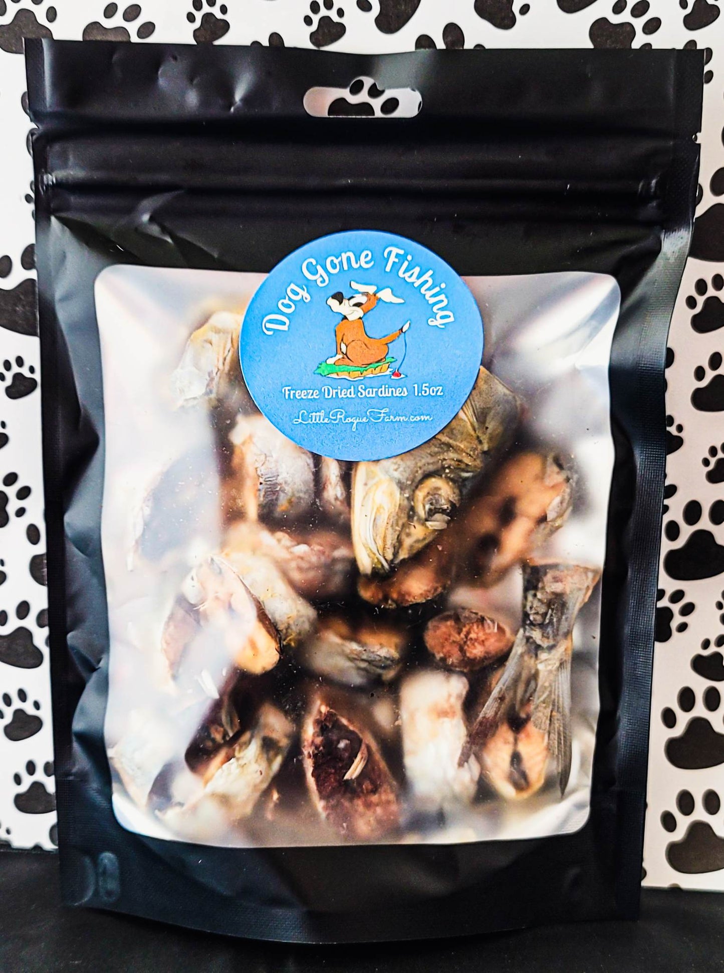 Dog Gone Fishing! Freeze Dried Sardines Little Rogue Farm